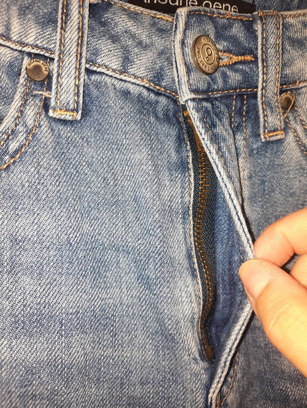 Distressed Blue Women’s Jeans - Picture 3 of 9